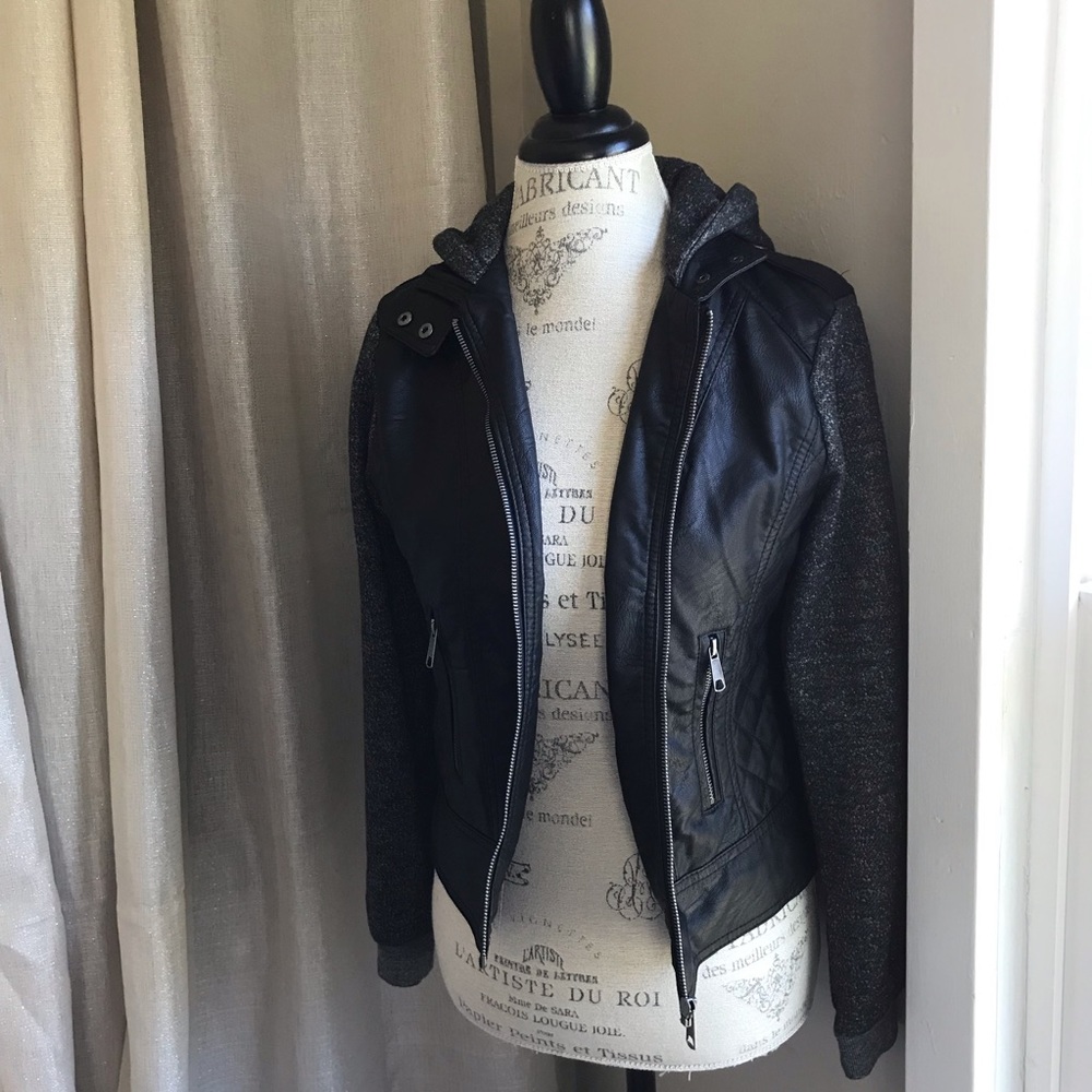 Jacket with hoodie